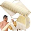 Отшелушивающая щетка для спины из льняного волокна Традиционная щетка для спины и отшелушивающая щетка