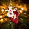 Christmas Decoration Wooden Pendant Hanging Christmas Tree Ornament DIY for Home Room Decor New Year 2026 Party Gift Accessory