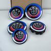 For BMW  Se  E87 For MINI BMW F20 E36 E46 X6 M4 E60 G01 G20 X3 X5 7PS-new model 7Pcs Car Hood Rear Emblem Steering Wheel Stickers Rims Cap Badge