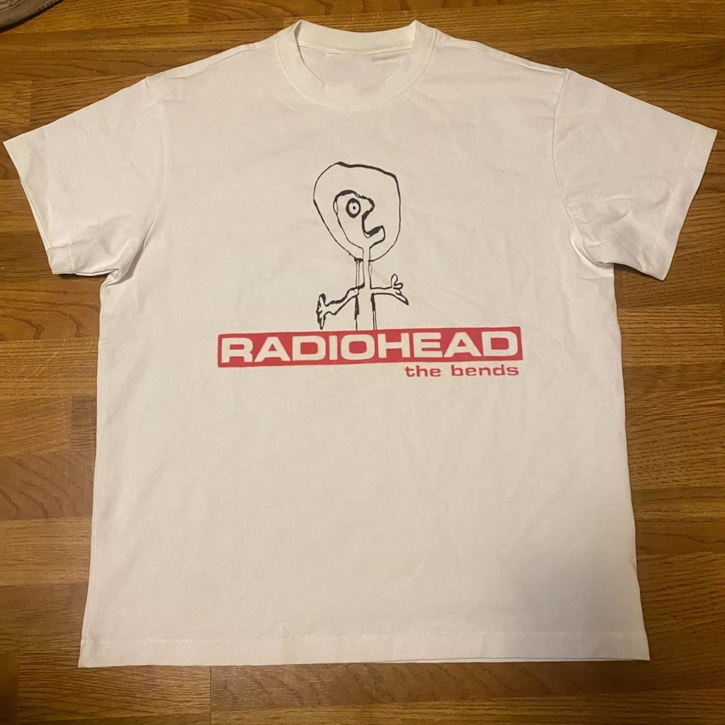 Bootleg Vintage Radiohead T Shirt XL Single Stitch The Bends Album 2012 Concert