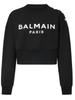 Balmain 25AW Новая женская спортивная толстовка с круглым вырезом - Модная, свободная и удобная