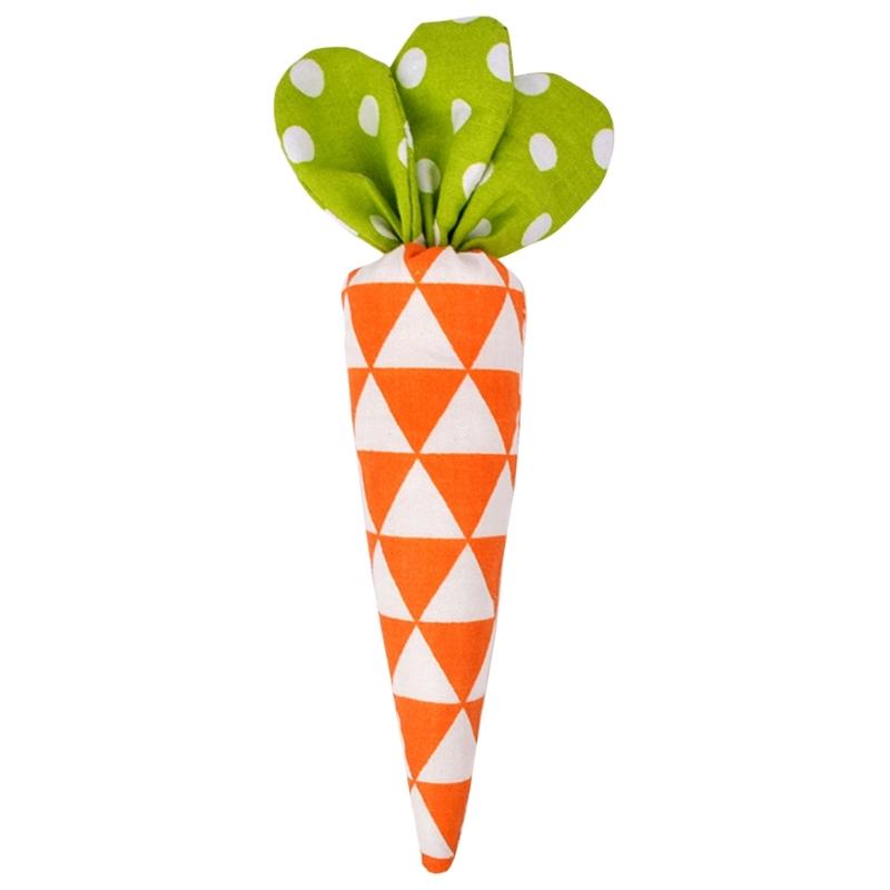 Easter Festive Fabric Carrot Ornament Enhances Holiday Easter Party Happy Easter Day Decorations