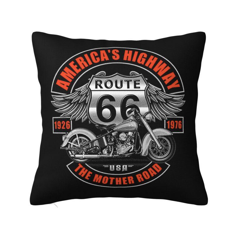 Route Throw Pillow Case cm Decor Home Cushion Cover Square Polyester Pillowcase Doublesided Printing