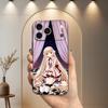 Милый чехол с комиксами C-Chobits для iPhone 17,16,15,14,13,12,11 Air,Plus,Pro Max,XS,X,XR,SE,Mini,8,7, Мягкий силиконовый черный чехол