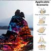 1Pc Powerful Anime Characters Flannel Blanket, Soft And Comfortable, Casual Warm, Camping Travel, Christmas, Halloween Xmas Gift S1146