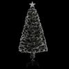 Illuminated Christmas Tree with Stand and LED 120 cm Fiber Optic