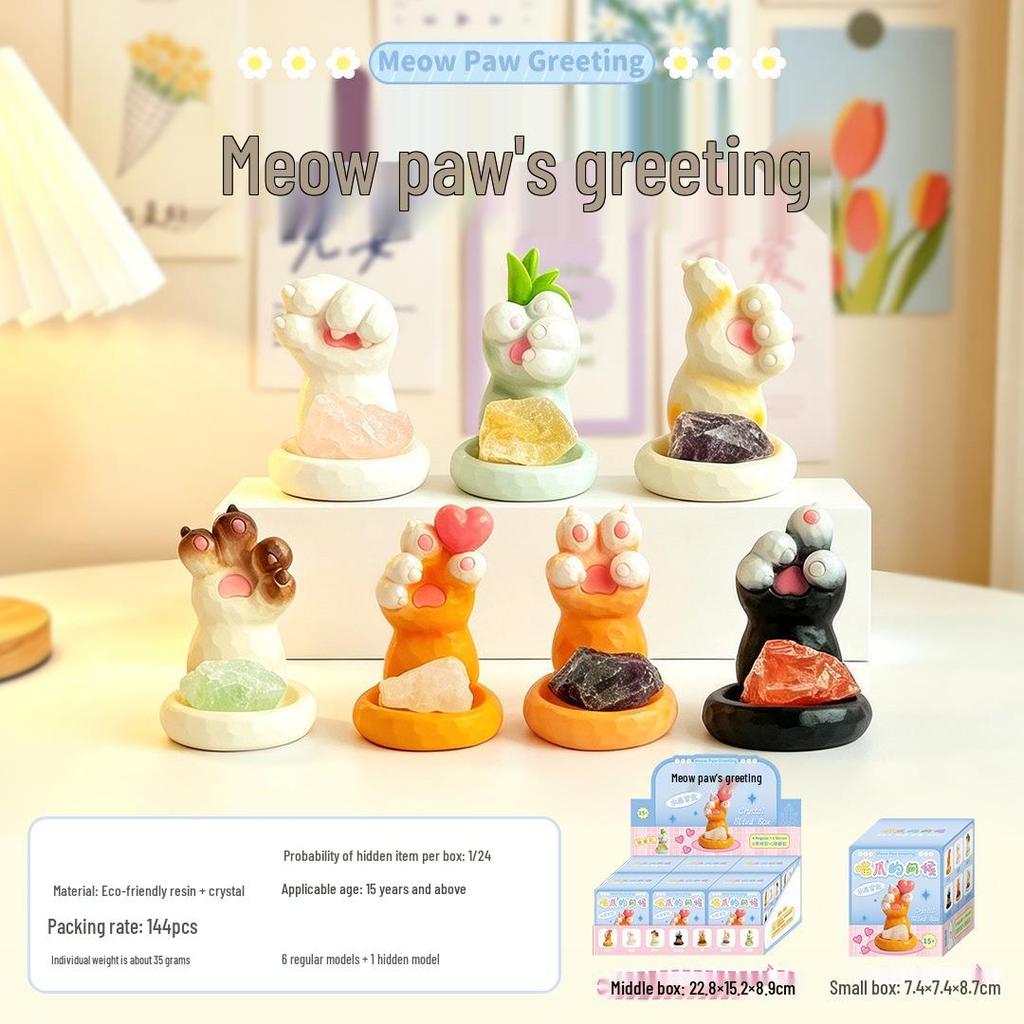 Creative Desktop Ornaments: Soft Cute Kittens Figurines - Home Decoration Gift Collection