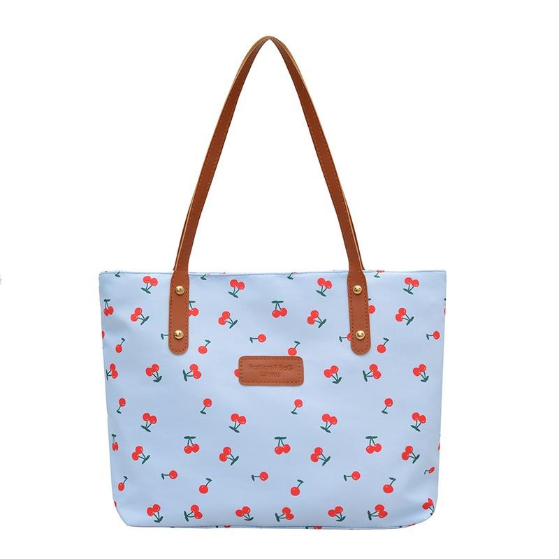 Хиты продаж женские сумки новые простые и модные женские сумки через плечо большой вместимости сумки-шопперы с вишней