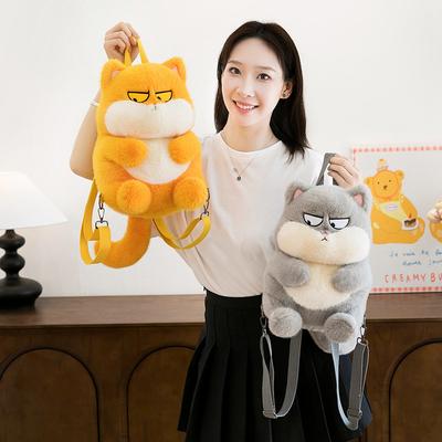 Милая кукла-кошка-дрэг, кукла-котенок-пародия, плюшевая игрушка со спящей подушкой-пледом, подарок на день рождения для мужчин и женщин