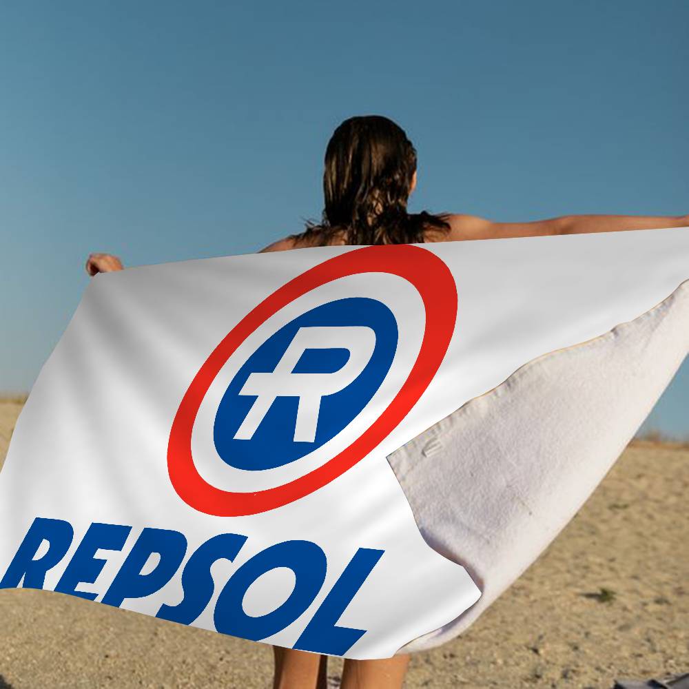 R-Repsol Ретро Микрофибра С Принтом Пляжное Полотенце Для Альпинизма Йоги Пляжа Плавания Бега Впитывающее Мягкое Полотенце