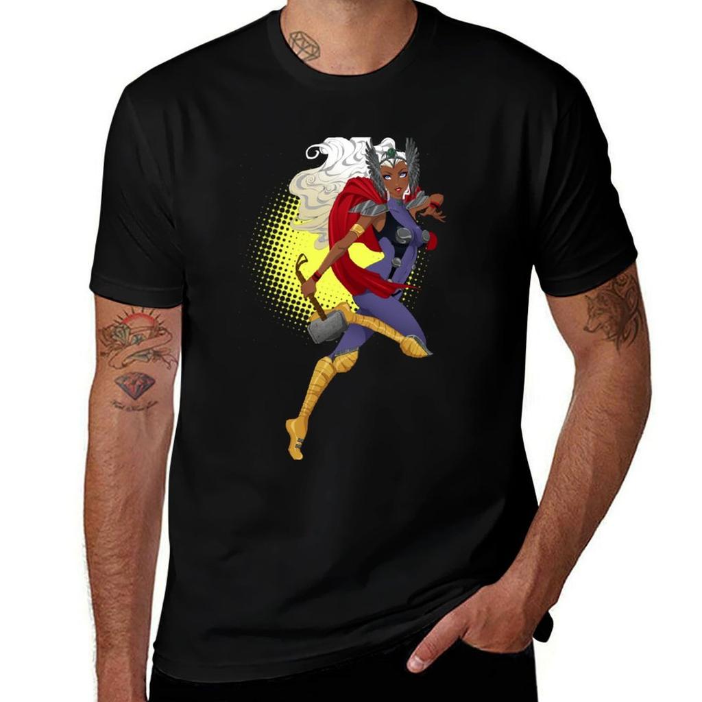 Goddess Of Thunder (WO Name) TShirt T Shirts For Unisex Graphic Vintage TShirt