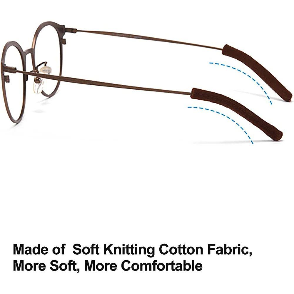 Anti-slip Eyeglass End Temple Knit Glasses Leg Cover Comfort Glasses Temple  Men/Male