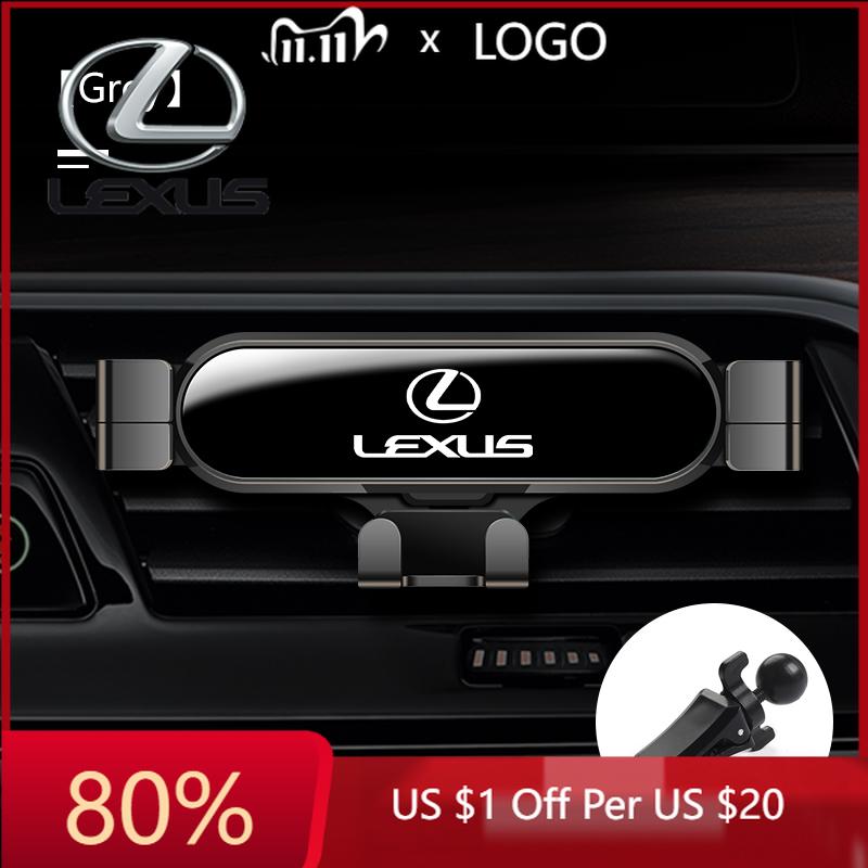 AAPK1 2026 Hot Interior Stickers Gravity Car Air Outlet Cell Phone Holder Interior Accessories For Lexus IS250 IS200 CT200h GS300 LS43