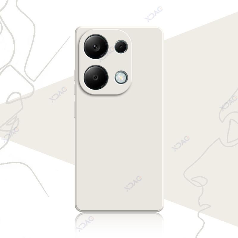 Роскошные квадратные жидкие силиконовые чехлы для Xiaomi POCO M6 Pro 4G POCOM6Pro 6.67" MTK G99 Ultra 360 Soft Phone Armor Cover