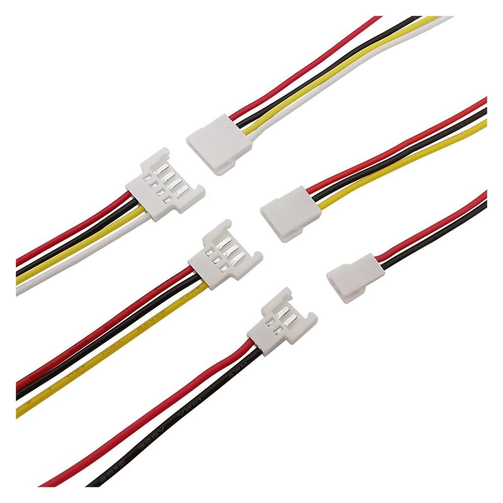 XBNVYRO 51005 51006 MX 2.0mm Pitch 2P 3P 4-Pin Docking Male Plug Female Jack