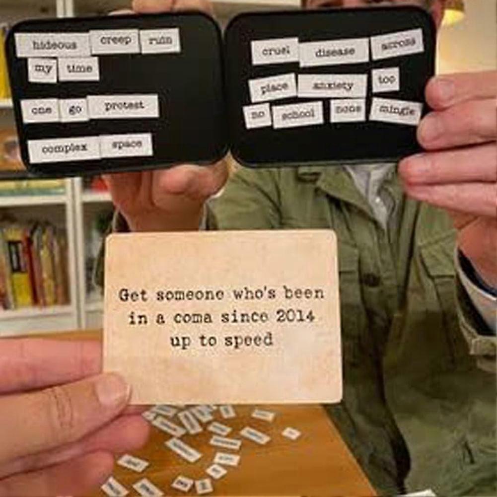 Ransom Notes The Ridiculous Word Magnet Game Hilarious Party Game for 3+ Players