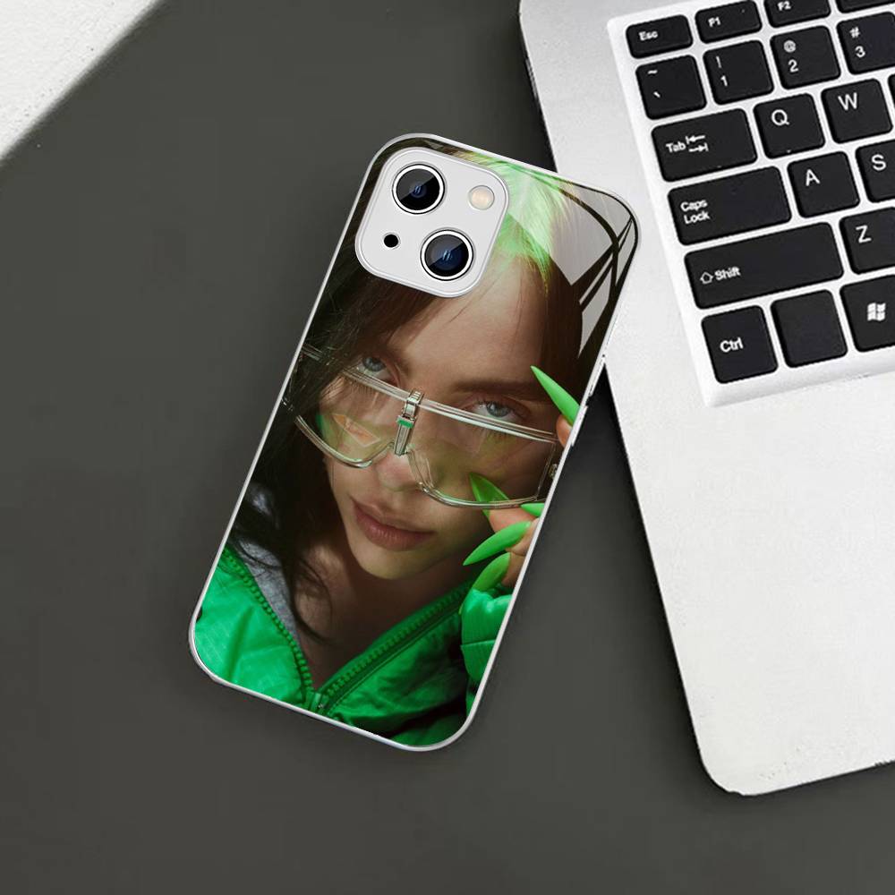 Pop Singer B-Billie Tempered Glass For Iphone 14 13 12 11 Pro Mini XS MAX 14Plus X XS XR Fundas