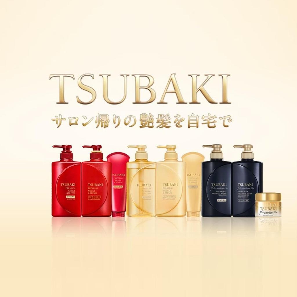 TSUBAKI Premium Moist Repair Шампунь для тела Camellia Shiny Moist Liquid Red 490 мл и упаковка (х 1)
