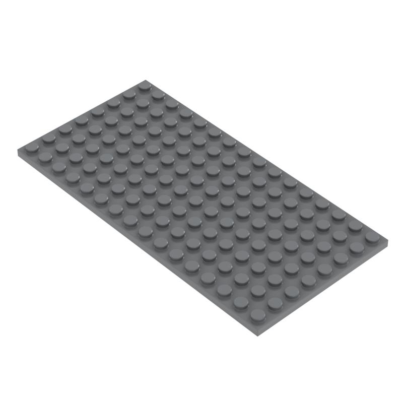 6 шт. MOC Строительные блоки с мелкими деталями 8x16 Штук Основа Детали для DIY Аксессуары Совместимые 92438