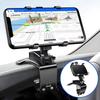 Car Dashboard Phone Holder Mobile Phone Stand Rotatable Car Clips Smartphone Bracket Sun Visor Mirror Mount Support