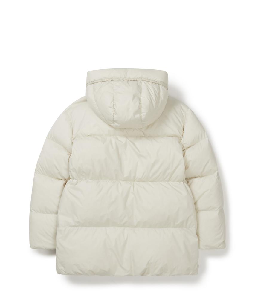Snowpeak Apparel Pupina Women'S Mid-Length Heavy Down Jacket (S25Wwfdj23) Sand Beige