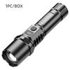 High Power Led Handheld Flashlight Portable Rechargeable Telescopic Zoom Waterproof Emergency Light for Outdoor Camping Cycling