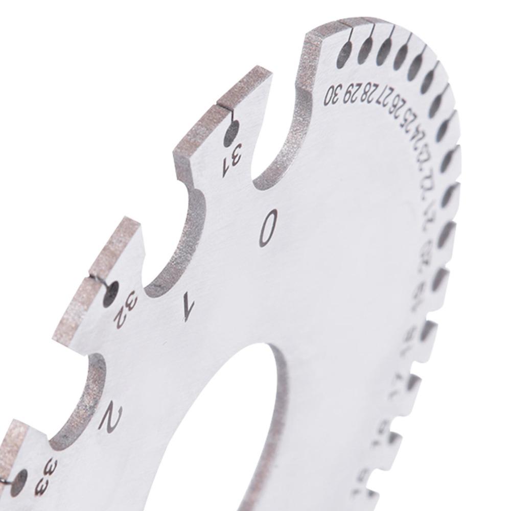 Metric and Imperial Scales Thickness Gauge  for Wire, Sheet Metal, Paper, Leather, Wood