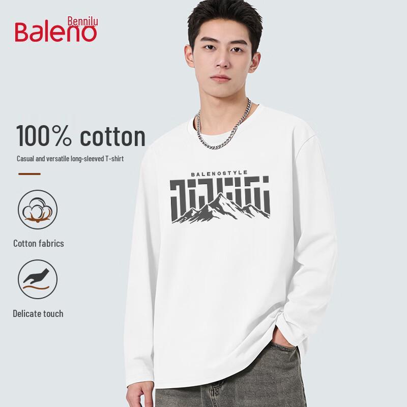 Мужская модная свободная футболка с длинным рукавом Baleno