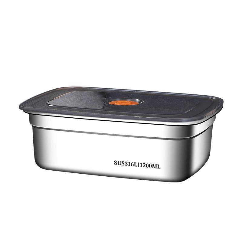 Нержавеющая сталь Bento Box герметичный холодильник морозильник ящик для хранения кухонные принадлежности