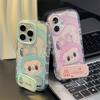 Чехол Couple Rab All-inclusive Feather Cream Rab подходит для iPhone и может использоваться как зеркало и держатель для телефона.