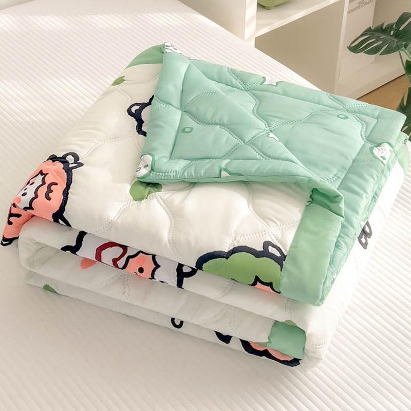 Детское летнее одеяло с рисунком фруктов, красочное одеяло для взрослых, механическая стирка, кружевное стеганое одеяло с цветочным рисунком, тонкие одеяла, крутые одеяла