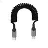 Быстрый пружинный кабель USB5 Type C, 240 Вт, скорость передачи 80 Гбит/с, вывод видео 16K для всех устройств Type C