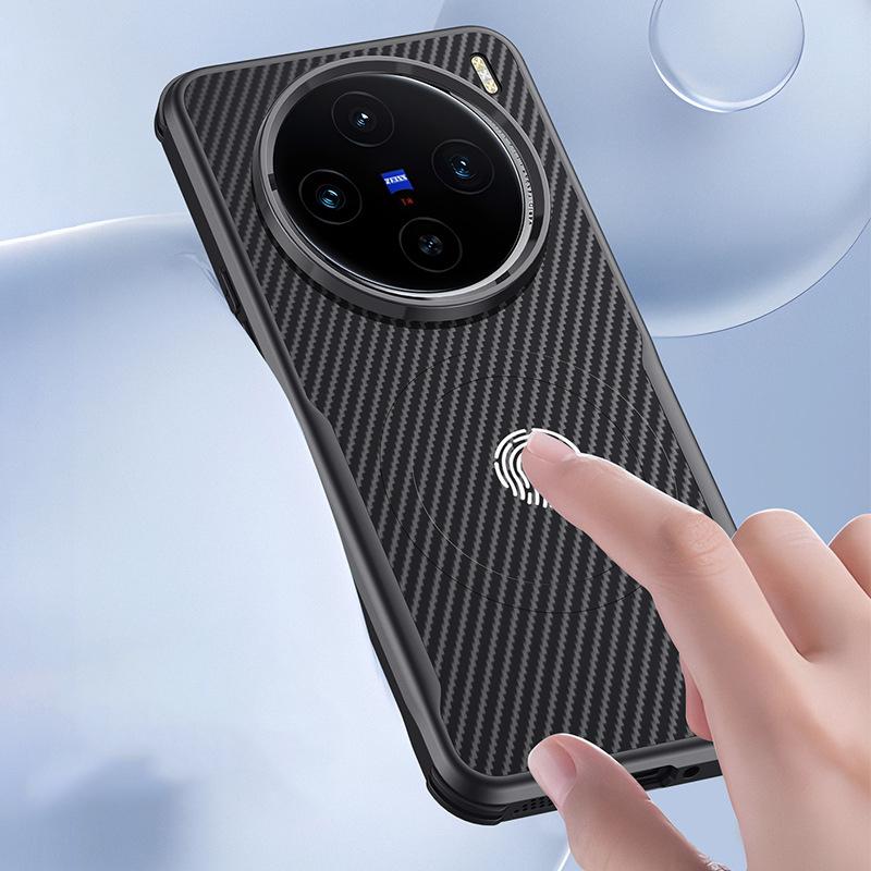 Для Magsafe Magnetic Tough Phone Case для vivo X100S Pro X100 Ultra Wireless Charger Magsafe Kevlar Cover для Vivo Y300 S19 Pro iQOO Neo9 Pro iqoo12