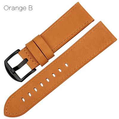 Ремешок для часов из натуральной кожи, роскошный серый ремешок для часов, аксессуары для часов, ремешок для часов 22 мм, 24 мм, браслет, ремешок для часов, ремешок для часов для fossil