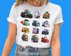 Disney and Pixar’s Cars Many Maters T-Shirt | Disney Tow Mater Shirt | Disneyland Trip Family Matching Outfits | Magic Kingdom Shirt R64