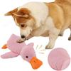 Plush Dog Toy Pet Squeaky Toys Dog Calming Toy Cute Stuffed Duck Pet Teeth Cleaning Chew Toy Pet Training Toy Dog Accessories