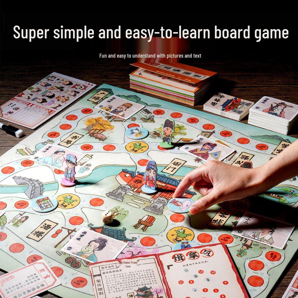 Ke Da Ya Chinese Detective: Interactive Ancient Style Board Game for Children