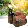 Bicycle Rear Seat Bag Pack Mountain Bike Trunk Luggage Storage Organizer Cycling AccessoryKhaki
