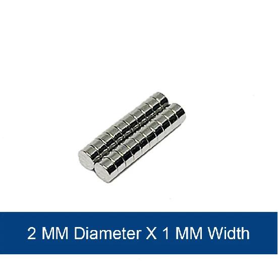 Round 2x1,3x1,4x1,5x1,6x1,7x1,8x1,9x1,10x1 Durable Super Strong Magnet N35 Permanent NdFeB Powerful Magnetic Disc imanes