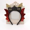 Adult Teens Cartoon Stereo Dragon Horn Headband Woman Spa Hair Hoop Makeup Taking Photos New Year Party Headpiece F0S4