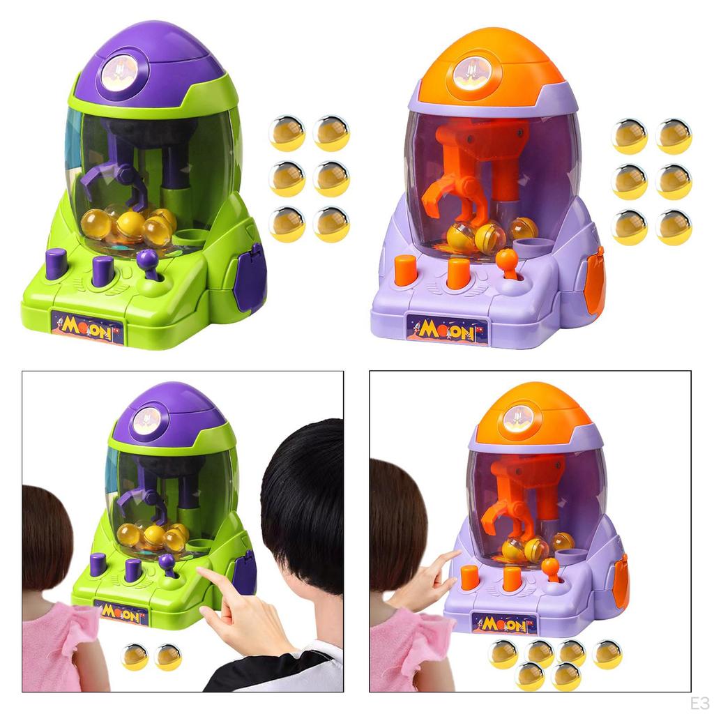 Claw Machine Table Game Hand Crank Grab Doll Toy Challenge Exciting Easy To Play Prize Dispenser