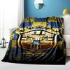 Brazilian Football Crest Printed Throws Blanket Soft Flannel Blankets for Couch Bed Gifts for Men Women Picnic blanket Christmas gifts