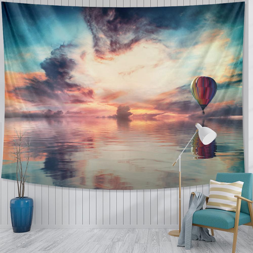 Tropical Beach Tapestry Nordic Style Starry Sky Tapestry Tapestry Bedroom Psychedelic Tapestry