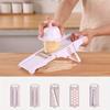 1Set Multifunction Shredders Slicers Fruit Cutters Grater Potato Chips Garlic Presses Garlic Device Ginger Color Random