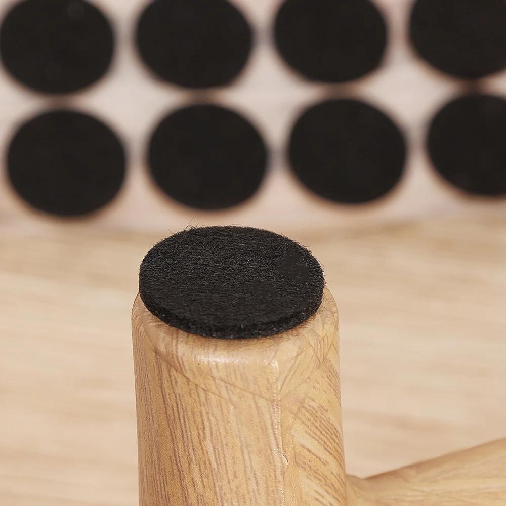 Thicken Felt Chair Legs Pads Self Adhesive Floor Protector Mat Furniture Pads Round Square Desk Chair Sofa Legs Anti-Slip Covers