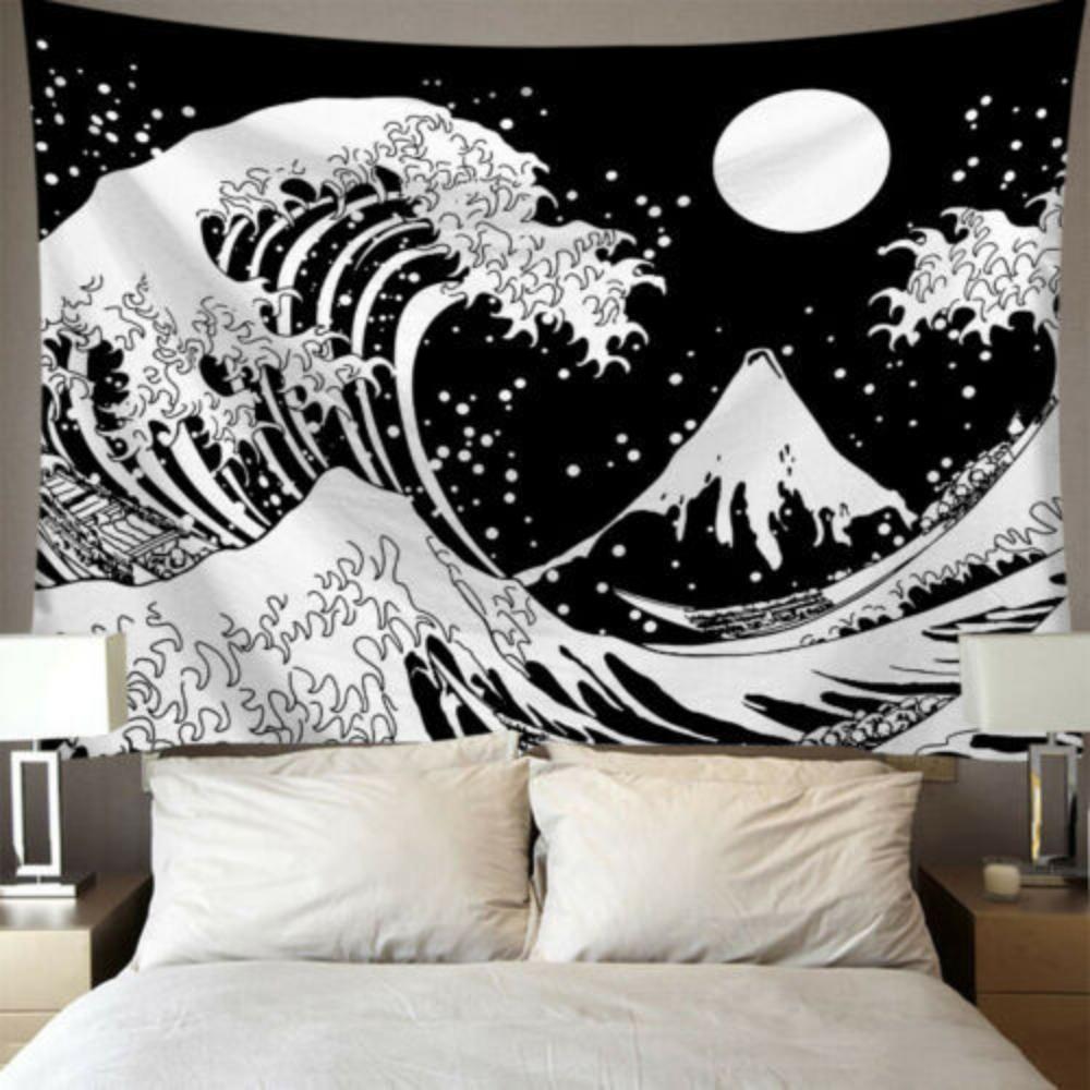 Индийский гобелен Мандала, гобелен Солнца, Таро, лунный гобелен, психоделический ковер, гобелен колдовства