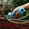 500W 16.8V Rechargeable Electric Pruning Scissors Pruning Shears Garden Pruner Secateur Branch Cutter Cutting Tool W/ 2x Battery