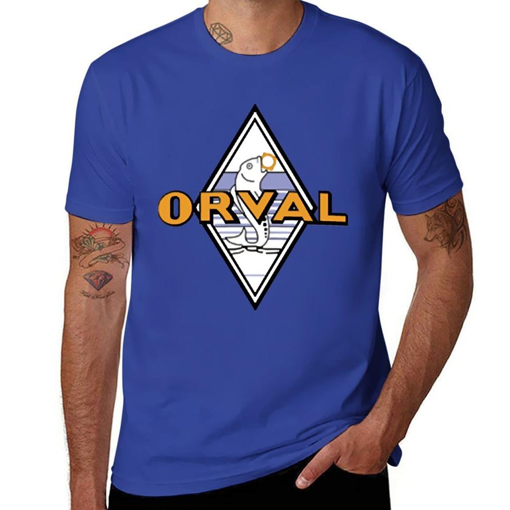 Новая футболка с логотипом Orval футболки тяжелые футболки милая одежда мужская одежда