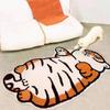 Thick Furry Carpets Cartoon Entrance Mat Toilet Mat Tiger Carpet  Living Room