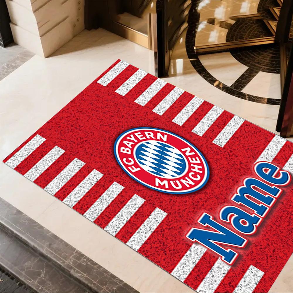 Bayern Munich Crest Carpet Perfect for Living Rooms Outdoor Playrooms Dining Room Anti-slip Rug Anime Office Decor Perfect Birthday/Christmas Gift Ide